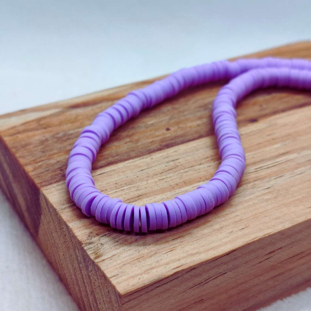 Pucas Fimo Unicolor 06 mm  -  Tira de 40 cm