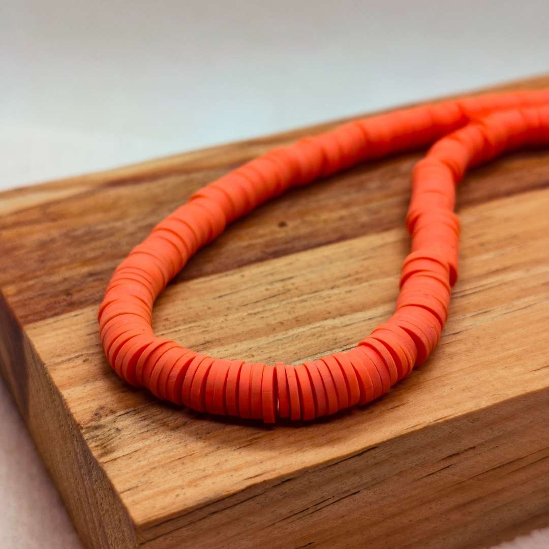 Pucas Fimo Unicolor 06 mm  -  Tira de 40 cm