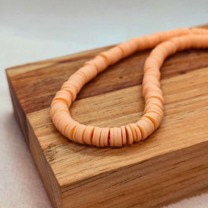 Pucas Fimo Unicolor 06 mm  -  Tira de 40 cm