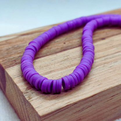 Pucas Fimo Unicolor 06 mm  -  Tira de 40 cm