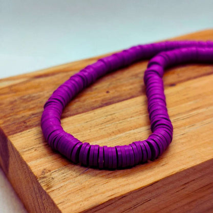 Pucas Fimo Unicolor 06 mm  -  Tira de 40 cm