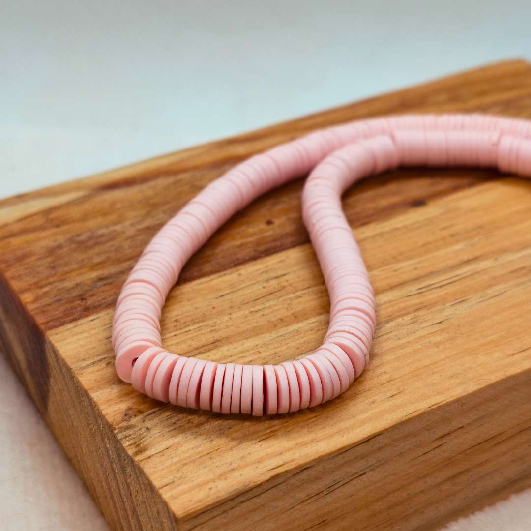 Pucas Fimo Unicolor 06 mm  -  Tira de 40 cm