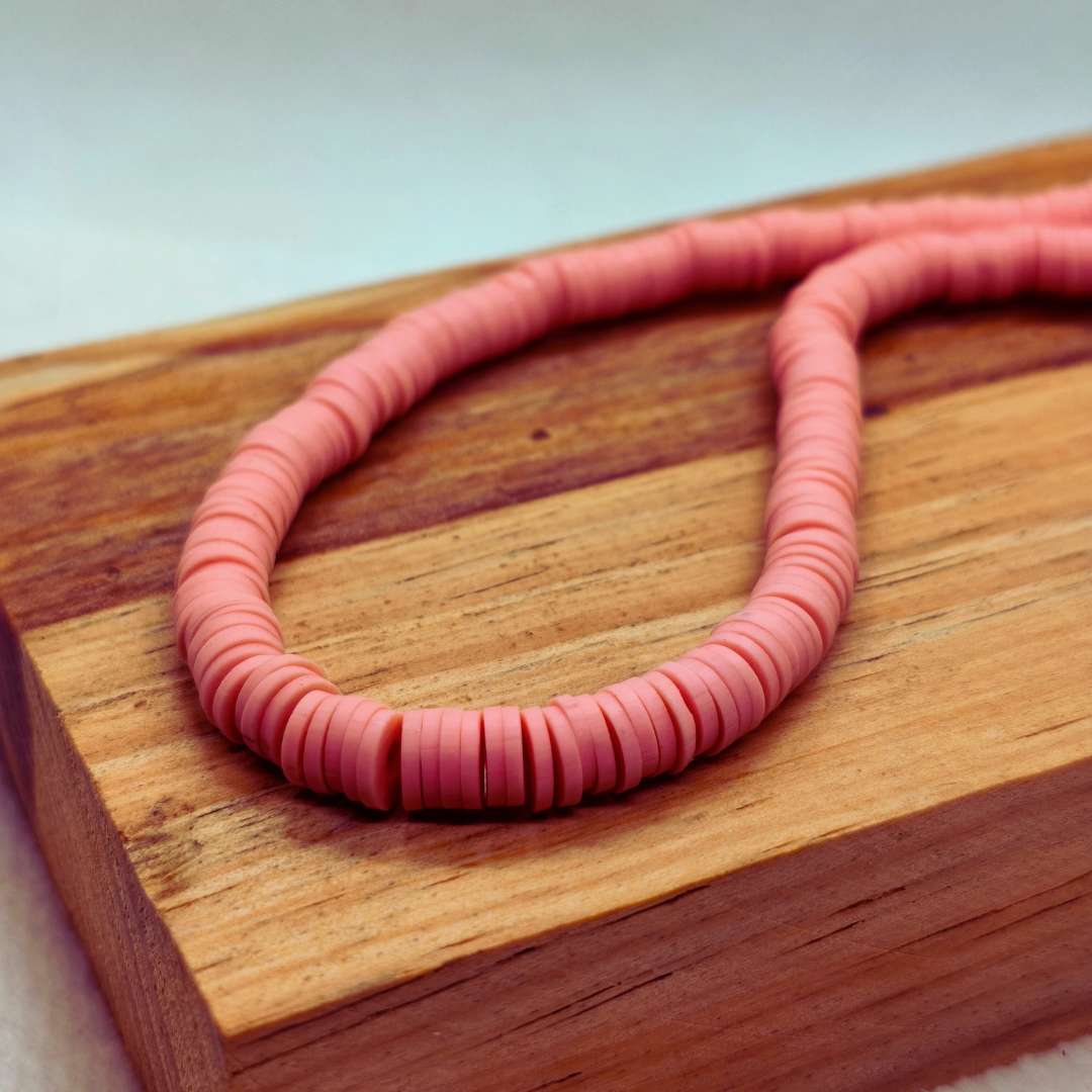 Pucas Fimo Unicolor 06 mm  -  Tira de 40 cm