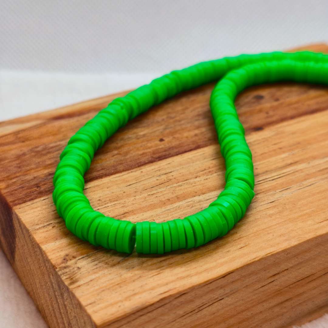 Pucas Fimo Unicolor 06 mm  -  Tira de 40 cm