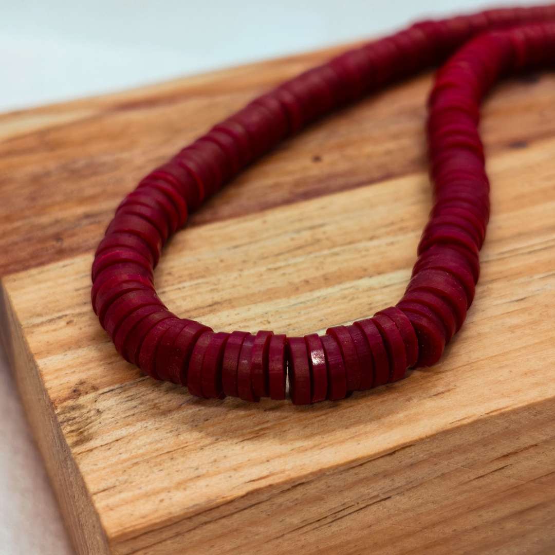 Pucas Fimo Unicolor 06 mm  -  Tira de 40 cm