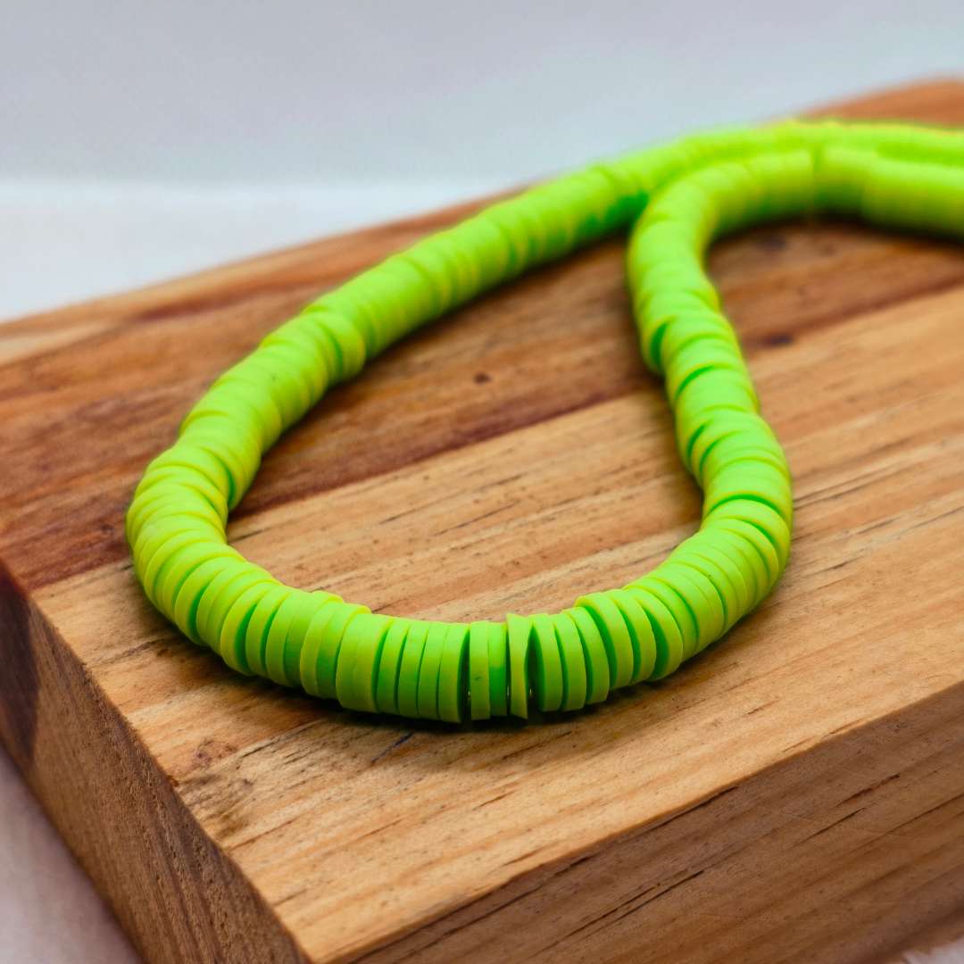 Pucas Fimo Unicolor 06 mm  -  Tira de 40 cm