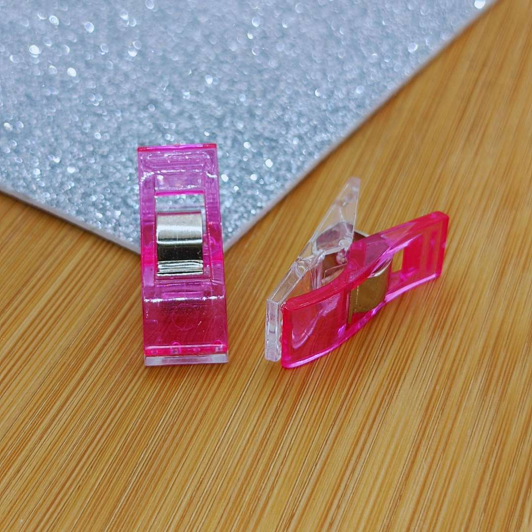 Pinza Acrilico Para Costura 10 x 25 mm  -  Paquete de 2 Unidades