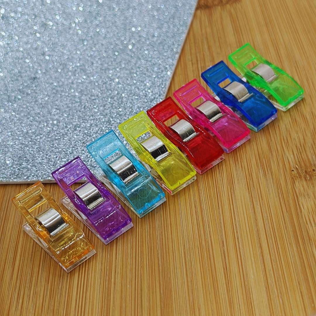 Pinza Acrilico Para Costura 10 x 25 mm  -  Paquete de 2 Unidades