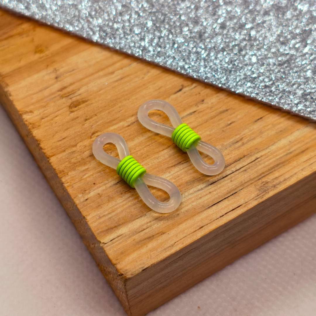 Sujetadores de Goma para Lentes 10 mm  -  Paquete de 2 Unidades