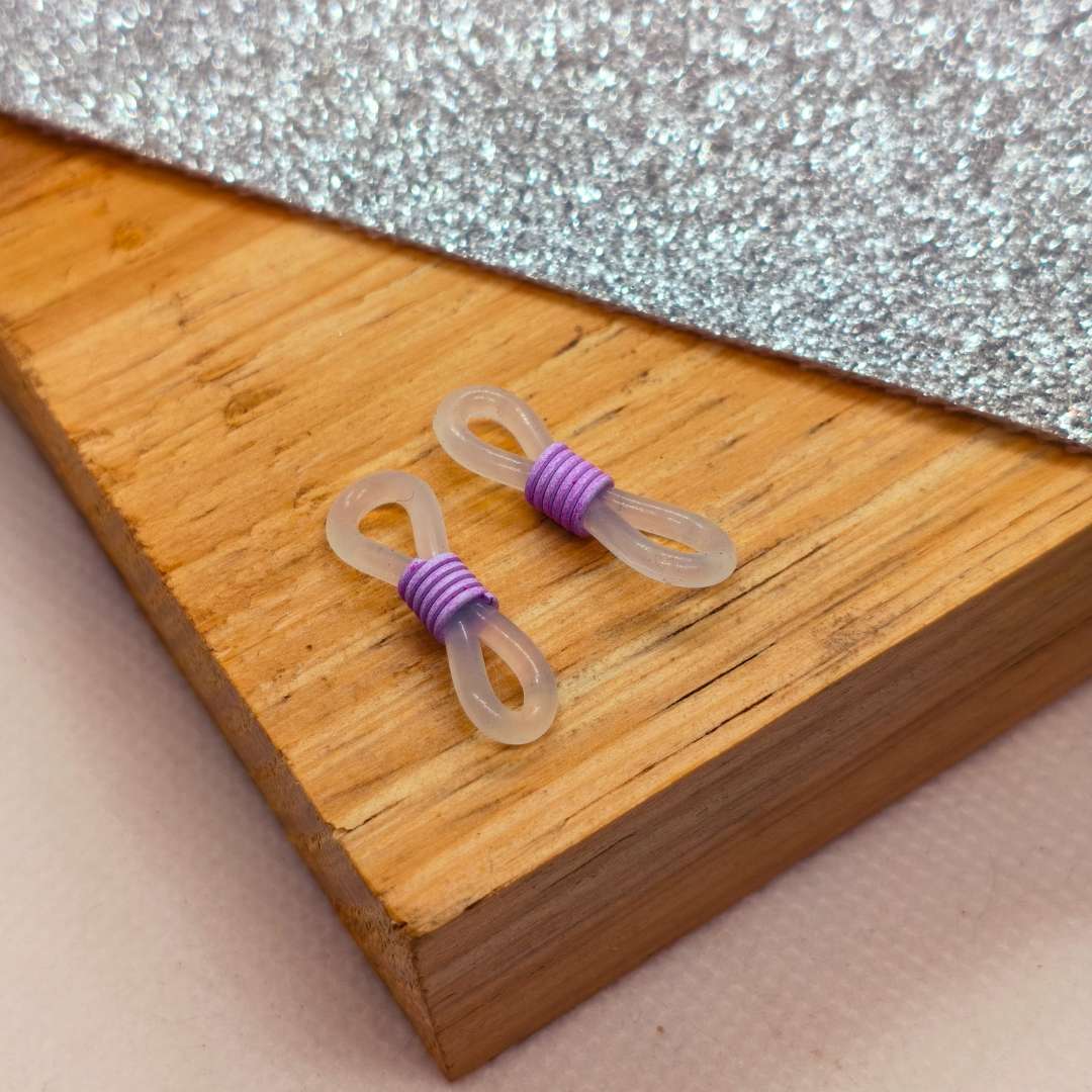 Sujetadores de Goma para Lentes 10 mm  -  Paquete de 2 Unidades