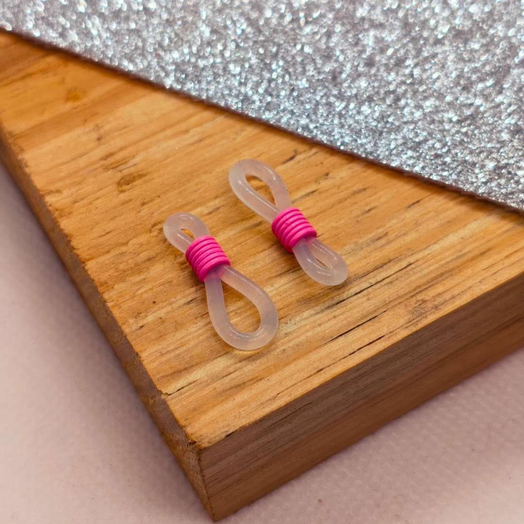 Sujetadores de Goma para Lentes 10 mm  -  Paquete de 2 Unidades