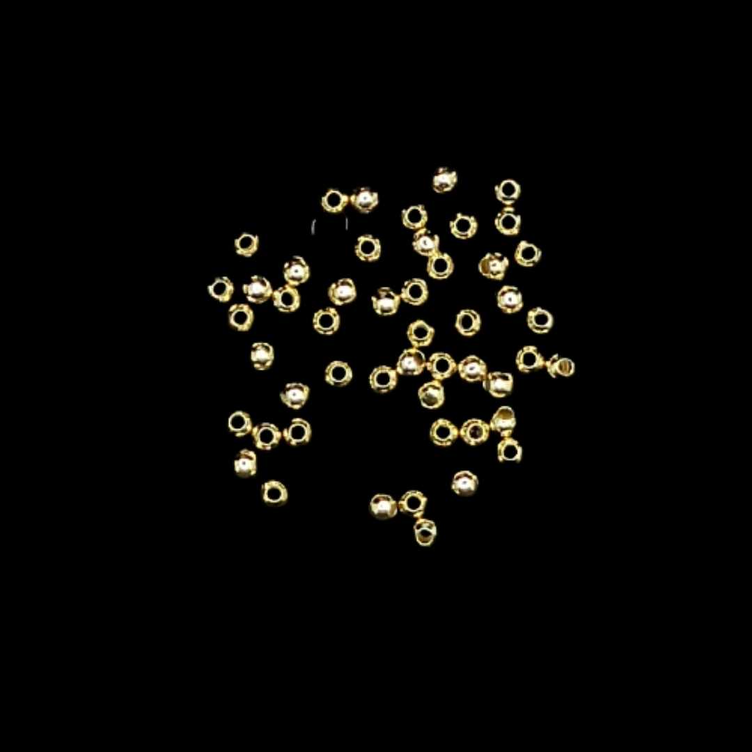 Balín Liso 3 mm Gold Filled 