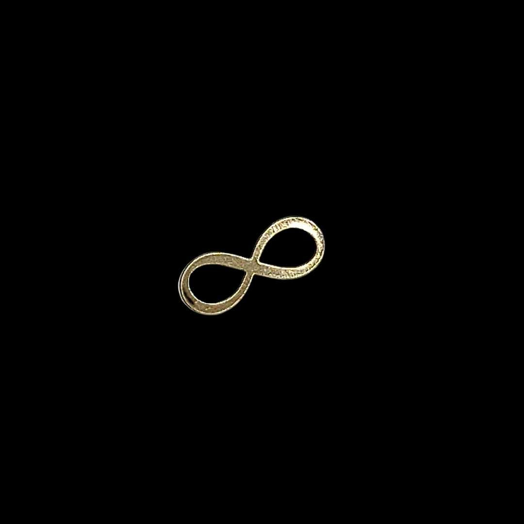 Conector Infinito  20 mm Gold Filled