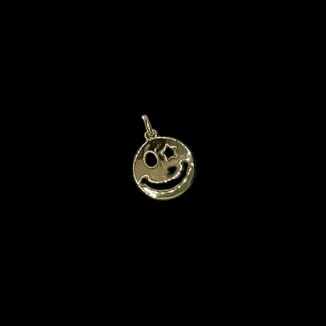 Dije 14 mm Emojis con Estrella Gold Filled 