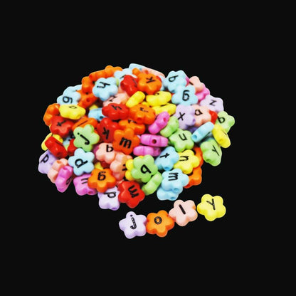 Pasador 10 mm Flor con Letras